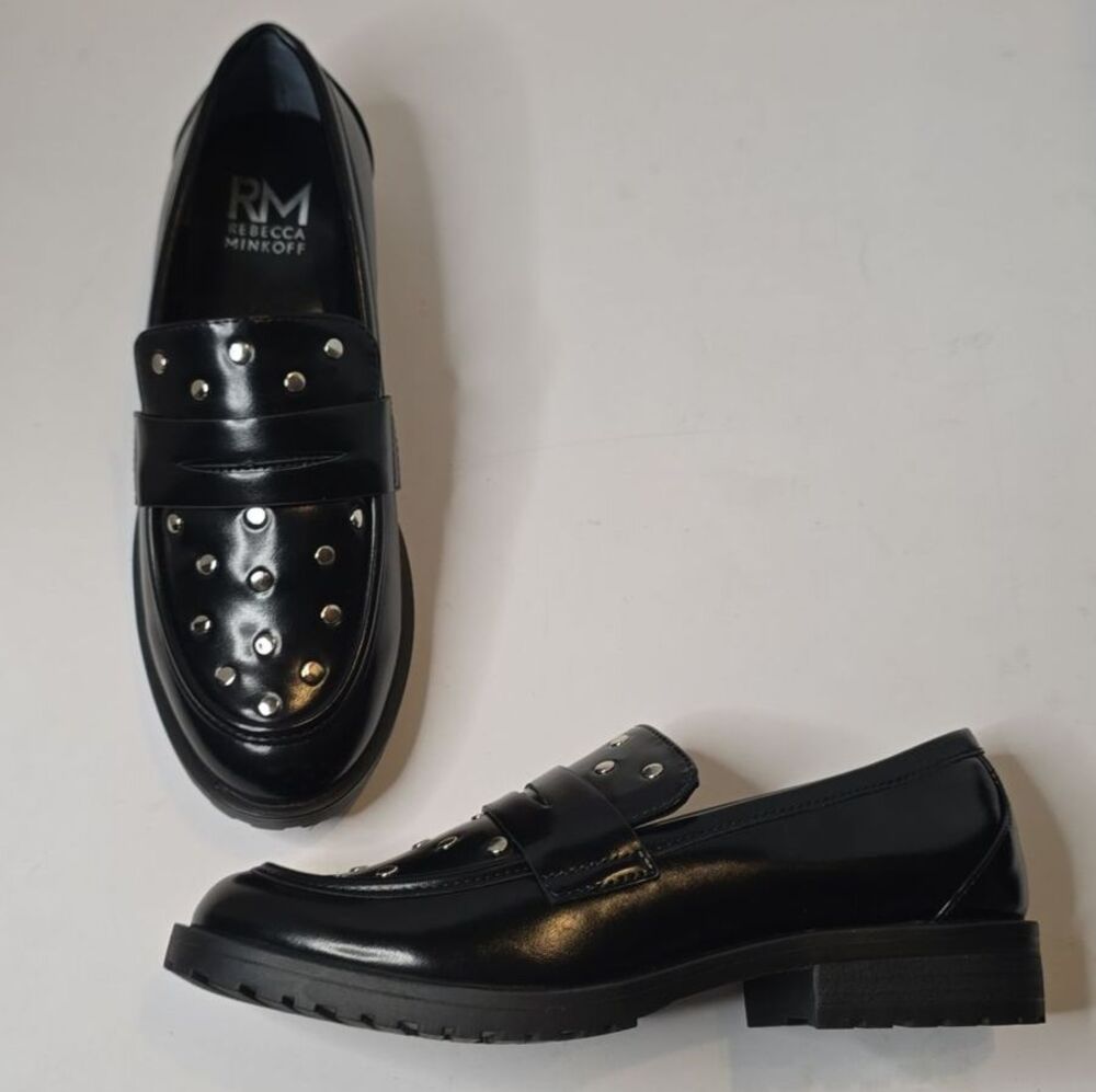 Rebecca Minkoff Studded Penny Loafers Size 6
